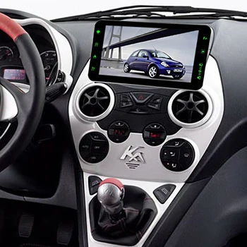 10.1 collu Automašīnas Radio, Video Atskaņotājs Android Stereo Ford Ka 2008. - 2012. Gadam, Auto radio, magnetofons GPS Multivides Galvas Vienības