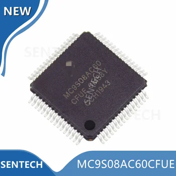 10pcs/LOT100% Jaunu MC9S08AC60 MC9S08AC60CFUE MC9S08AC60 CFUE MC9S08AC60C QFP-64 Chipset