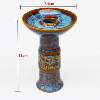 1pc Ūdenspīpe Keramikas Bļodas Lielas Piltuves Ūdenspīpe Tabakas Pīpe Bļodā, lai Keloud Filtrs, Plīts Deglis Chicha Narguile Smēķēšana