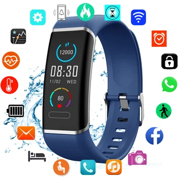 2022. gada Smartwatch Vīriešu Sporta Smart Skatīties Uz Android iOS Fitnesa Aproce Ūdensizturīgs Elektronika Pulkstenis Silikona Viedie rokas Pulksteņi Sieviešu