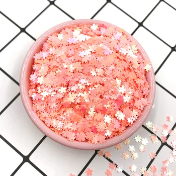 20g 5mm Ķiršu Ziedi Zaudēt Vizuļi Amatniecības Paillettes DIY Nail Art Glitter Konfeti Šūšanas Piederumi, Kāzu Dekorēšana