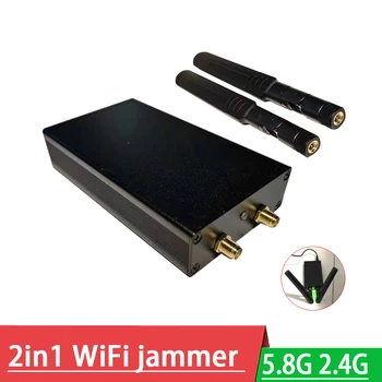 2in1 2.4 Ghz 5.8 Ghz wifi pretbloķēšanas signāla Bloķētājs, Ekranēts, PAREDZĒTS 2.4 G 5.8 G, Bluetooth traucējumus ANTENAS pastiprinātājam + Antena