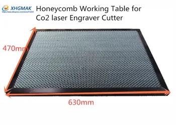 470*630mm lāzera šūnveida Honeycomb Platformu, Auduma medus ķemme lāzera šūnveida alumīnija loksnes