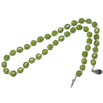 925 Sudraba Chokers Dabas Ģeometriskā Gem Zaļā Kanādas Nefrīts Izgatavots Akmens Pērles Kaklarota Sievietēm, Roku darbs Mezgloti 8MM