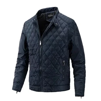 AN1053 Vīriešu pavasara un rudens jakas ir vēja izturīgs, silts, moderns un ērts