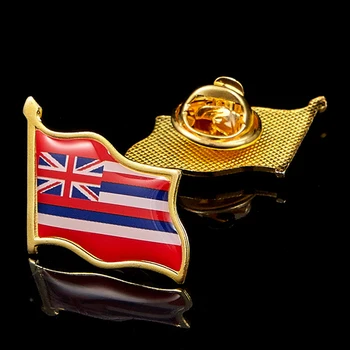 ASV Valsts Hawaii Piespraudes Atloks Pin Unisex Uzvalku, Kreklu Apkakles Atloks Pin Rotaslietas Dāvanu