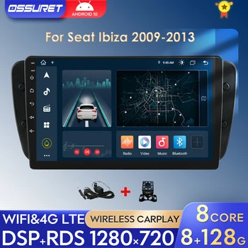 Android 11 Automašīnas Radio Seat Ibiza 2009. - 2013. gadam 2din Multivides Video Player 9