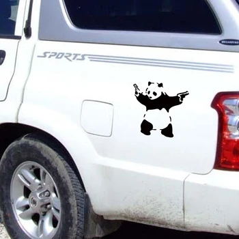 Bezmaksas piegāde Panda Automašīnu Uzlīmes ,Vinila Cirsts auto uzlīmes, vairumtirdzniecība ūdensizturīgs var noņemt Sasilšanu sienas Uzlīme