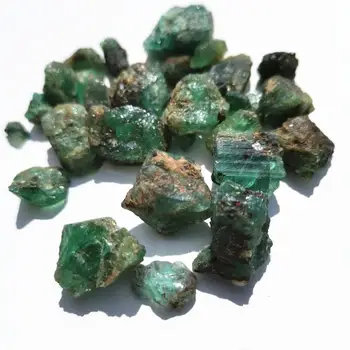 Dabas Aptuvenu smaragda Akmeņi Raw gem akmens kolekcija