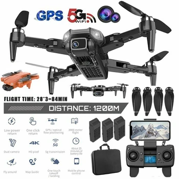 Dūkoņa L900 Pro 5G GPS 4K Dron ar HD Kameras FPV 28min Lidojuma Laikā, Brushless Motors Quadcopter Attālums 1.2 km Profesionālās Drones
