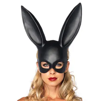 Grupa Krājumi Cosplay Maskas Sejai Sieviešu Halloween Sexy Bunny Maska Puse, Bārs, Naktsklubs Kostīmu Truša Ausis Maskas