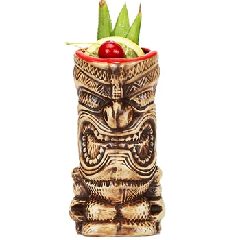 Hawaii Tiki Krūzes Kokteilis Kauss Alus Dzērienu Krūze Vīna Krūze Keramikas Ku.Ku.Kauioo Krūze