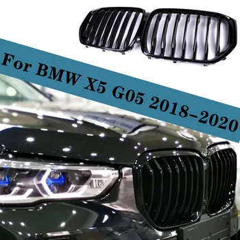 Jauno X5 Automašīnas Priekšā Nieres Grils Sacīkšu Grili BMW X5 G05 2018-2020 Spīdums/Melnas Matētas Restes Auto Piederumi