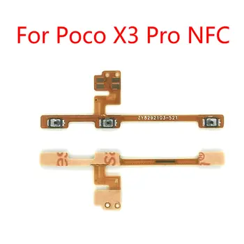 Jaunu Enerģijas Apjoms Flex Kabelis ON OFF Pusē Slēdzis, Flex Kabelis Xiaomi Poco X3 / X3 Pro / X3 NFC Nomaiņa Rezerves Daļas