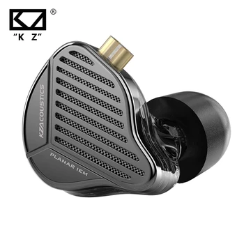 KZ PR1 Pro In-Ear Austiņas 13.2 MM, Plakana Vadītāja Magnētisko IVP Austiņas HiFi Bass Monitors Earbuds Sporta Austiņas KZ PR1 Plakana