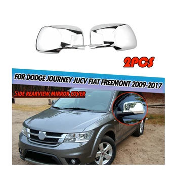 Par Dodge Journey JUCV Fiat Freemont 2009-2017 2018 Sānu Durvīm Spoguļi Pārklājuma Veidošanas Atpakaļskata Spoguļa Vāciņš Melns, Auto Piederumi