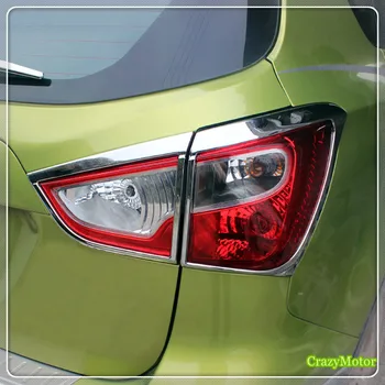 Par Suzuki sx4 s-cross 2014-2021 Chrome Auto Aizmugures Taillight Astes Gaismas Lampa Apdare Vāciņš Melns Auto Stils