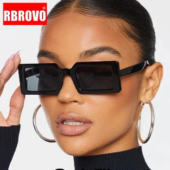RBROVO ir 2021. Taisnstūra Saulesbrilles Sieviešu Luksusa Zīmolu Brilles par Sieviešu/Vīriešu Vintage Laukumā Brilles Sievietēm Luksusa Oculos De Sol