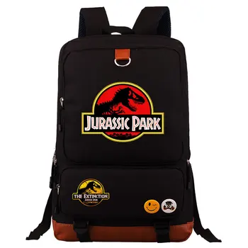 Schoolbag Sieviešu Modes Piedzīvojumu Dinozauru Jurassic Park Pasaulē Mugursoma Zēns Bagpack Meitene Grāmata somas Pusaudžiem soma Students
