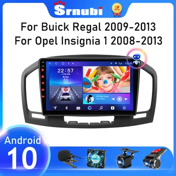 Srnubi Android 10 Auto Audio Radio Buick Regal 2009. - 2013. Gadam Opel Insignia 1 2008. - 2013. Gadam Multimidia Spēlētājs 2 Din DVD WIFI Skaļruņi