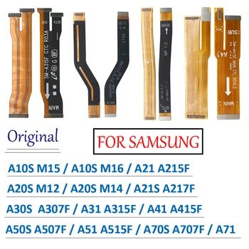 Sākotnējā Galvenais LCD Displejs Savienojumu Mainboard Flex Samsung A10S M15 M16 A20S M12 M14 A20 A21 A21S A30S A31 A41 A50S A51 A71