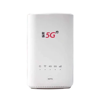Sākotnējā Ķīna Unicom 5G CPE VN007 VN007+ 2.3 gb / s CPE 5G VDI/SA NR n1/n3/n8/n20/n21/n77/n78/n79 4G LTE Band1/3/8 Ar SIM Karti
