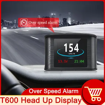 T600 GPS HUD Auto Head Up Displejs Digitālā Spidometra Skaitītājs KM/H KM / h Spriegums, Elektronika, Automobiļu Piederumi Ātruma Signāls