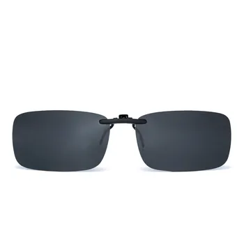 Taisnstūra Polarizētās Klipu Saulesbrilles Sieviešu, Vīriešu Saulesbrilles Recepšu Brilles UV400
