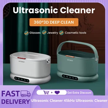 Ultraskaņas Tīrītājs 45kHz Ultraskaņas Tīrītājs 4 Tīru ModesUltra Sonic Tīrītājs Mazgāšanas Naudu, Monētas, Rotaslietas, Brilles Tīrītājs