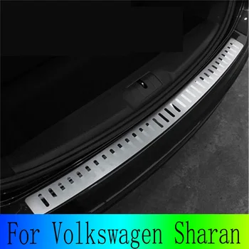 VW Volkswagen Sharan 12-2019 Automašīnas Bagāžnieka Aizmugurē Bumter Aizsargs, Sliekšņi, Uzlīmes, Nerūsējošā Tērauda, Hroma Apdari Durvīm Solis