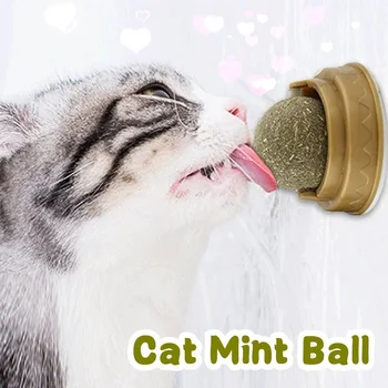 Veselīgi Kaķu Catnip Rotaļlietas Bumbu Kaķis Konfektes Licking Uzkodas Uztura Catnip Uzkodu Dabas Piparmētra Veicina Gremošanu Kaķu Zāli Pet Rotaļlietas