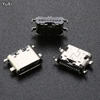 YUXI 1-100GAB Par Blackview BV5900 Micro USB Daļa Maksas Uzlādes Savienotājs, Iespraudiet Doka Pieslēgvietu, Ostas Remonts