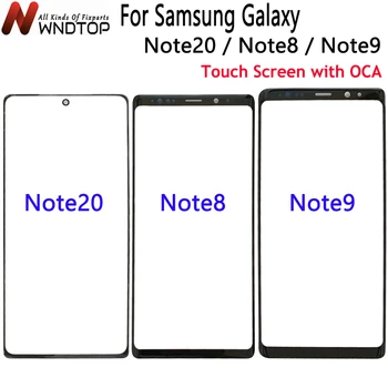 Ārējais Ekrāns Samsung Galaxy Note20 Note8 Note9 Priekšā Touch Panelis LCD Displejs, Stikla Remontu, Nomainītu Detaļas Samsung Note8